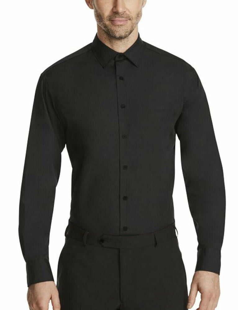 NNT Mens Long Sleeve Honeycomb Cutaway Collar Classic Shirt Business CATJ2S