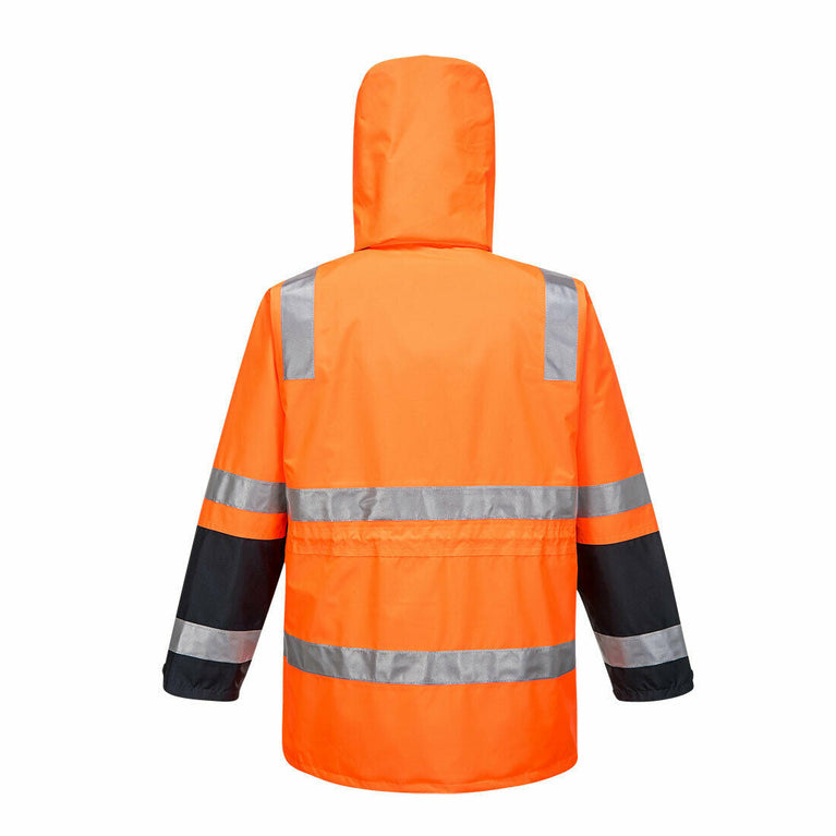 Portwest Mens Huski Chassis Jacket Softshell 2 in 1 Reflective Safety Tape K8074