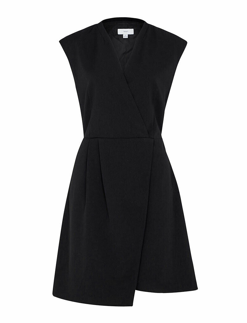 NNT Womens Sleeveless Dress Wrap Comfortable Knee Length Classic Fit CAT67Z