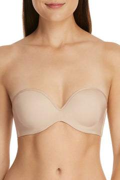 Women Berlei Bra Ultimate Padded Strapless Silicone Wire Bonning Straps Y441S