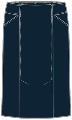 NNT Womens Formal Gaberdine Box Pleat Utility Skirt Contour Business CAT29J