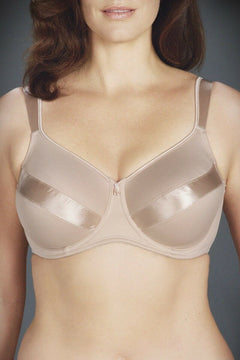 Womens Berlei Sexy Minimising Underwire Bra Satin Straps Comfortable Y516SB
