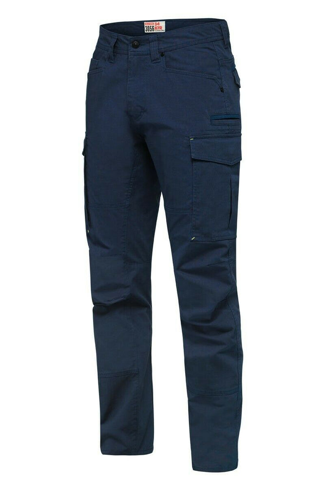 Hard Yakka Work Pants 3056 Ripstop Stretch Cargo Slim Strong Perform Y02255