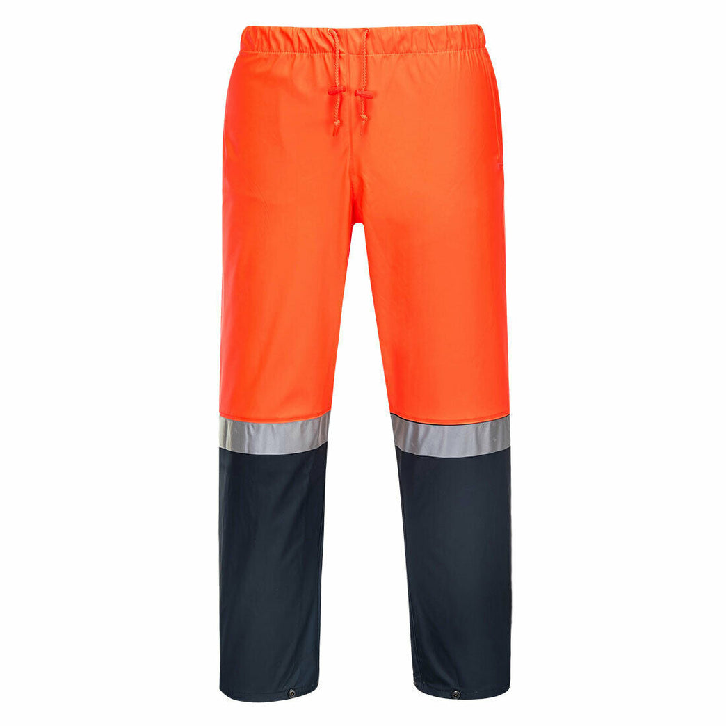 Portwest Mens Huski Farmers Hi-Vis Pants Reflective Work Safety Tapped K8101