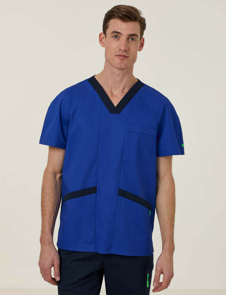 NNT Uniform Men Next Gen Antibacterial Koller Scrub Top Breathable Cotton CATRFU