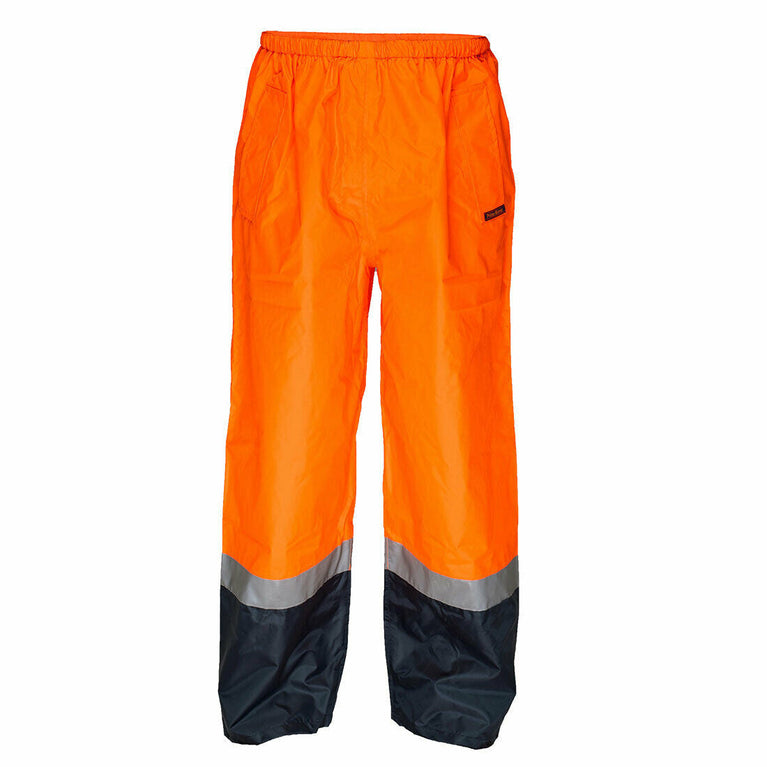 Portwest Mens Wet Weather Leisure Pants Waterproof Hi-Vis Work Reflective MP202