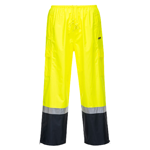 Portwest Wet Weather Cargo Pants 2 Tone Reflective Work Safety MP200