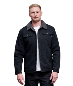 KingGee Urban Jacket Cotton Warm Sherpa Cuff Fleece Winter Work Wear K05013