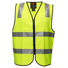 Portwest First Aid Zip Vest D/N Lightweight Reflective Tape Work Safety MZ103