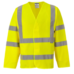 Portwest Hi-Vis Two Band & Brace Jacket Reflective Tape Work Safety C473