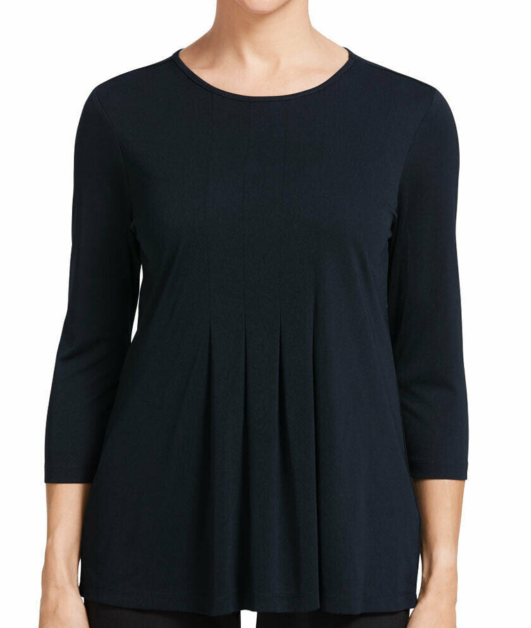 NNT Womens 3/4 Sleeve T-Top  Pleat Front Stretch Matt Jersey Comfort CATU7D