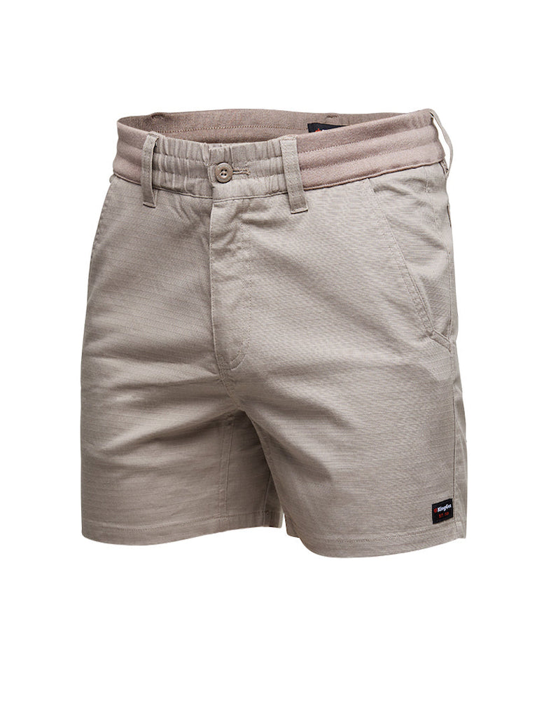 KingGee Mens Comfort Waist Short Short Toughs Durable Stretch Ripstop K17012