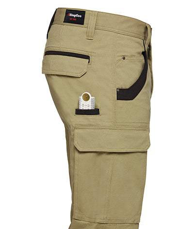 KingGee Mens Tradies Stretch Cargo Pants Durable Cotton Tough Safety Work K69860