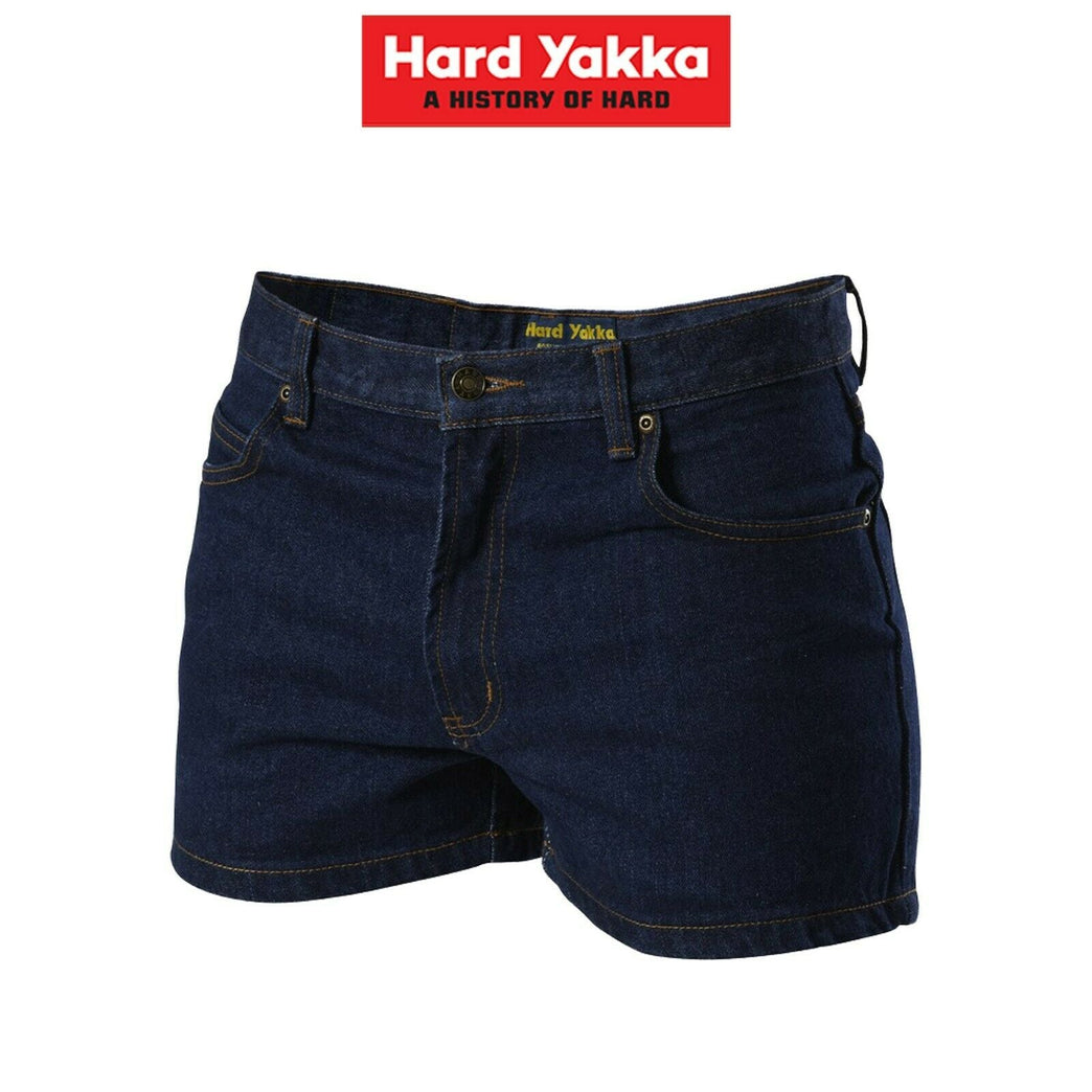 Hard Yakka Enzyme Washed Denim Shorts Y05681